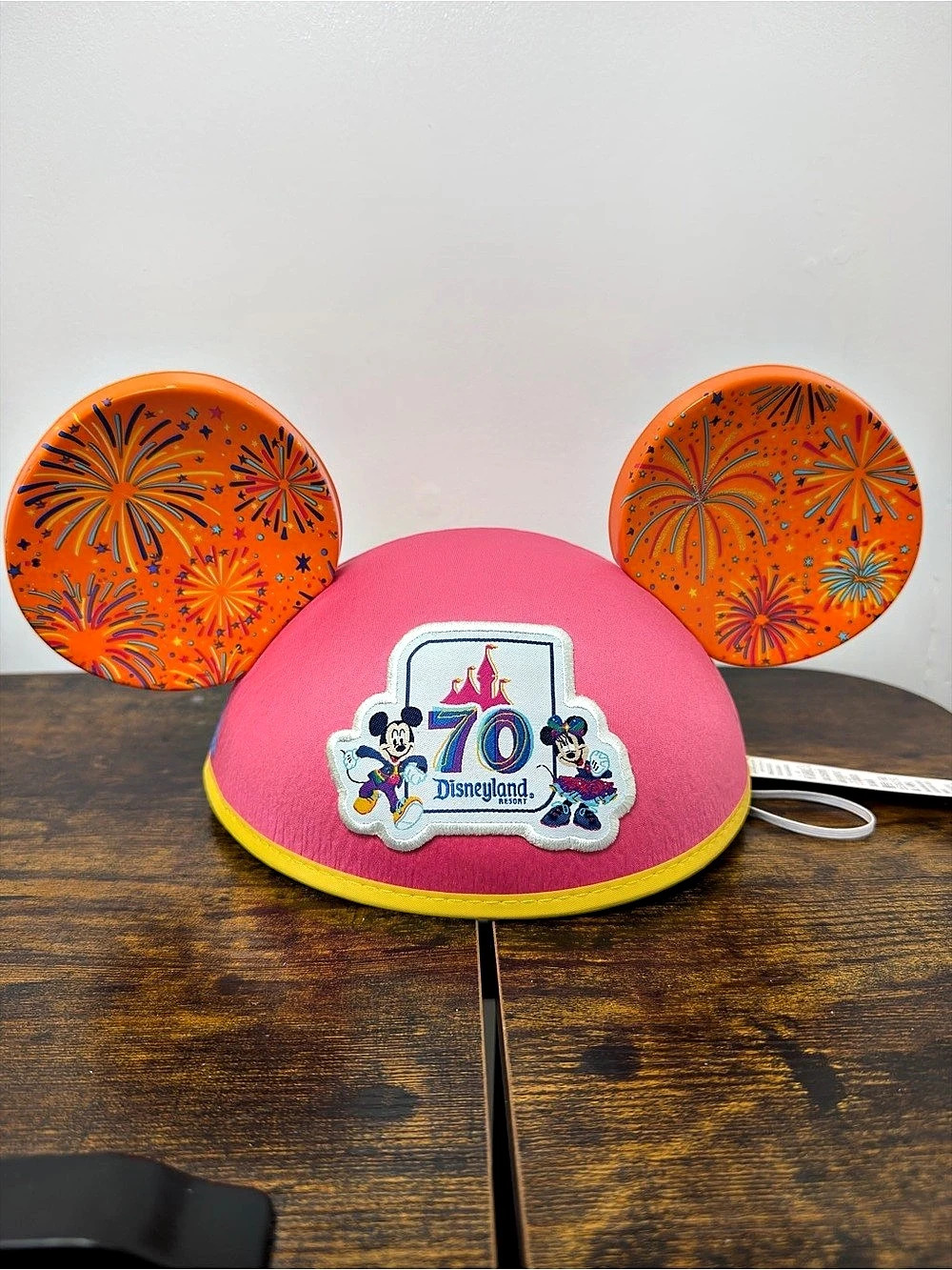 Disney Disneyland 70th Anniversary Cast Member I Was hEAR! Ear Hat